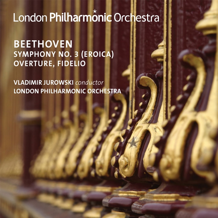 Beethoven: Symphony No. 3 with the London Philharmonic Orchestra - Album Cover