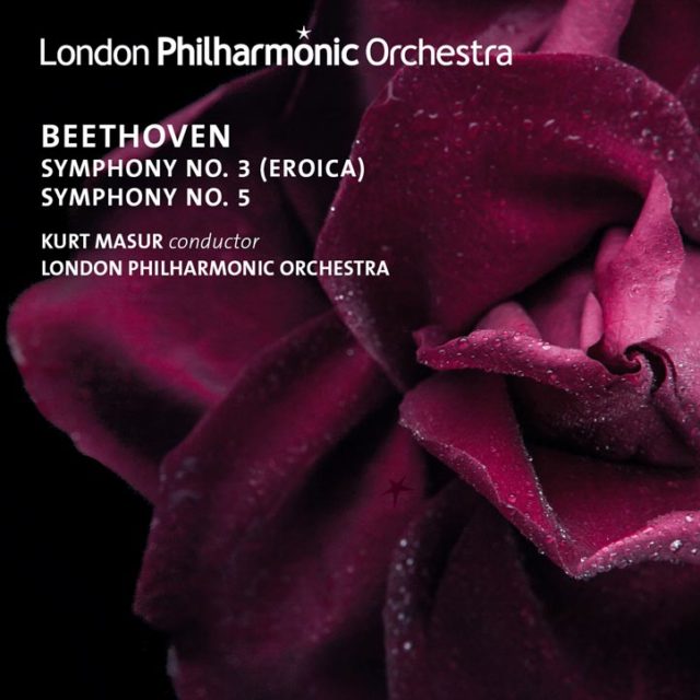 Beethoven: Symphonies Nos. 3 & 5 with the London Philharmonic Orchestra - Album Cover
