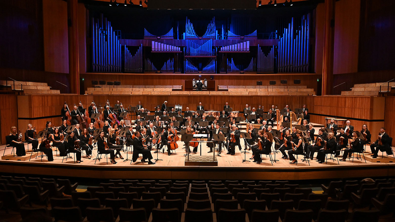 The LPO on stage at the Royal Festival Hall