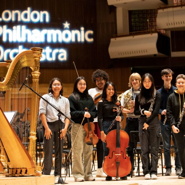 LPO Junior Artists group picture