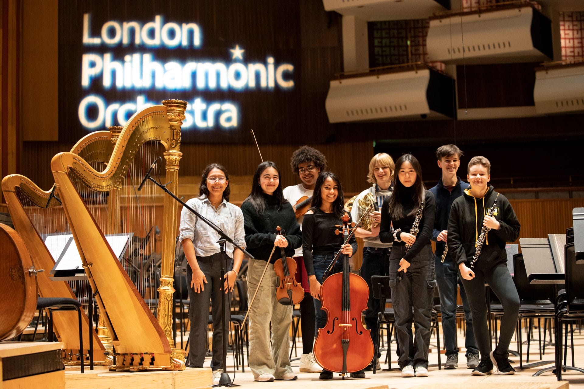 LPO Junior Artists group picture