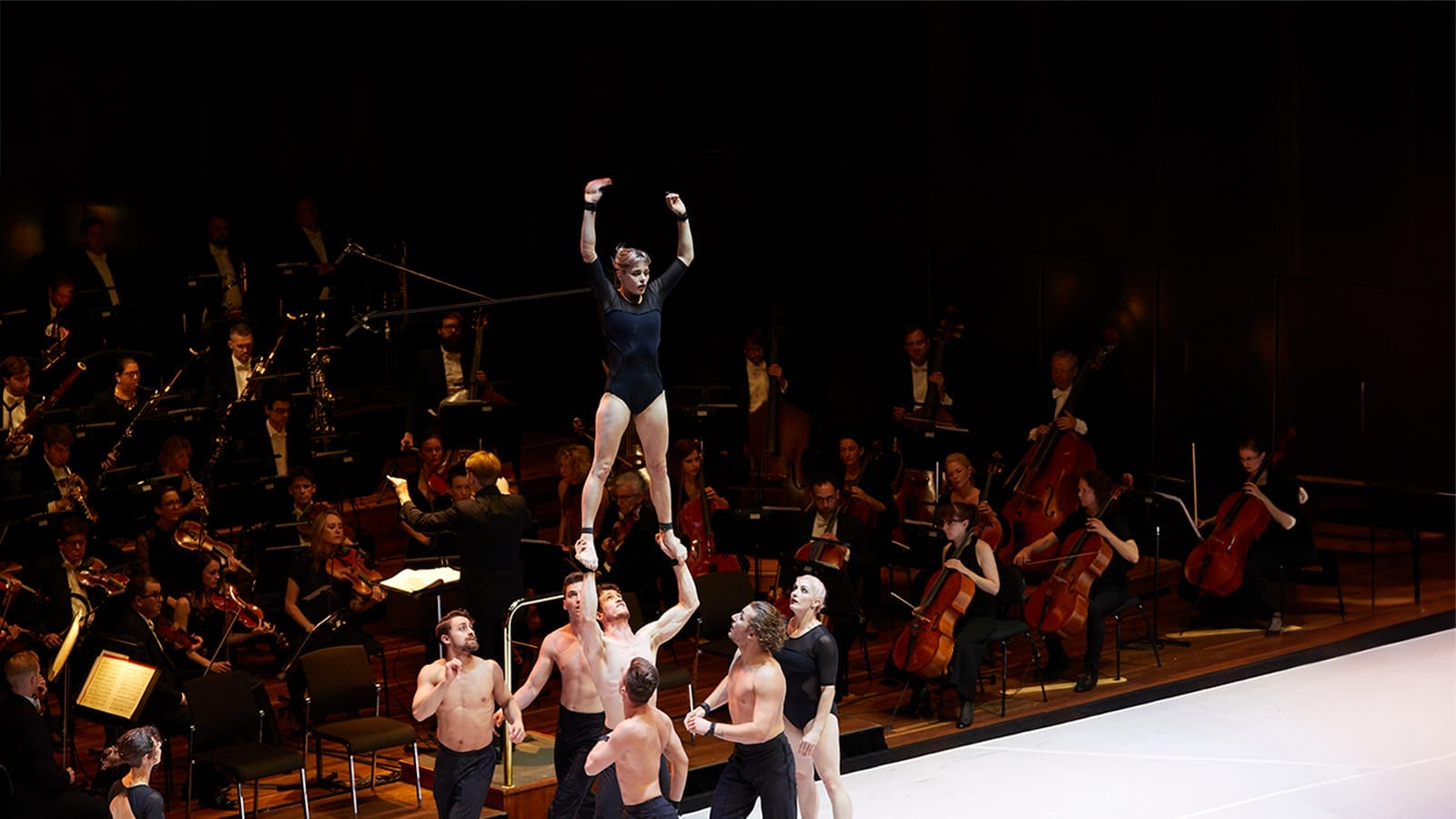 Circa, Australia’s internationally renowned circus company, performing with an orchestra.
