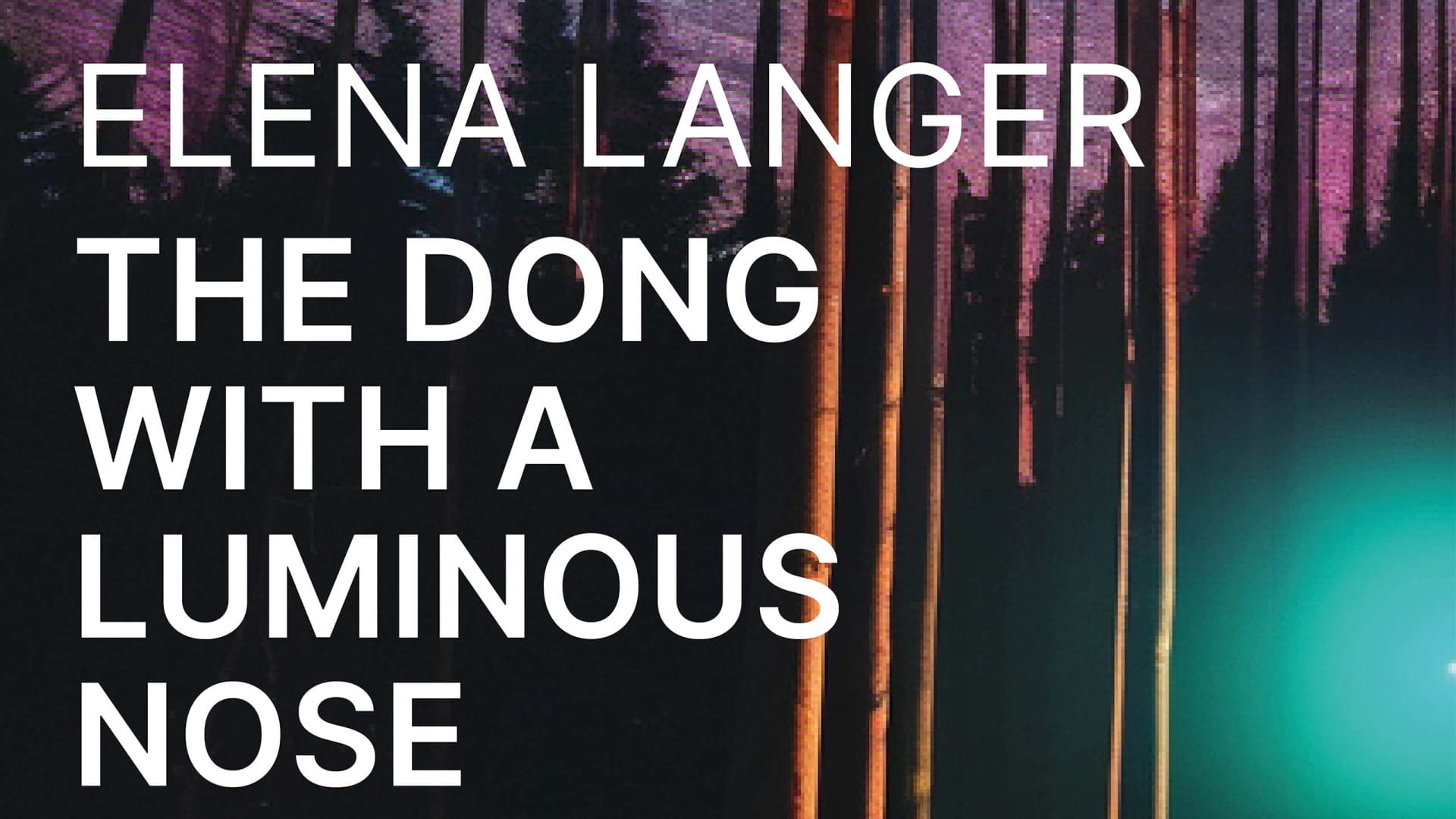 Elena Langer: The Dong with a Luminous Nose - Album Cover